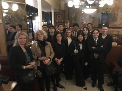 Les élèves de première hôtellerie-restauration du lycée Albert de Mun