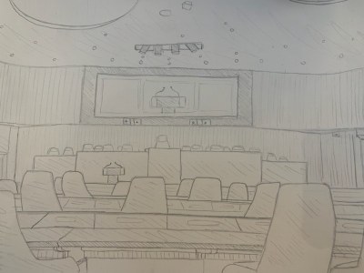 Dessin de l'hémicycle